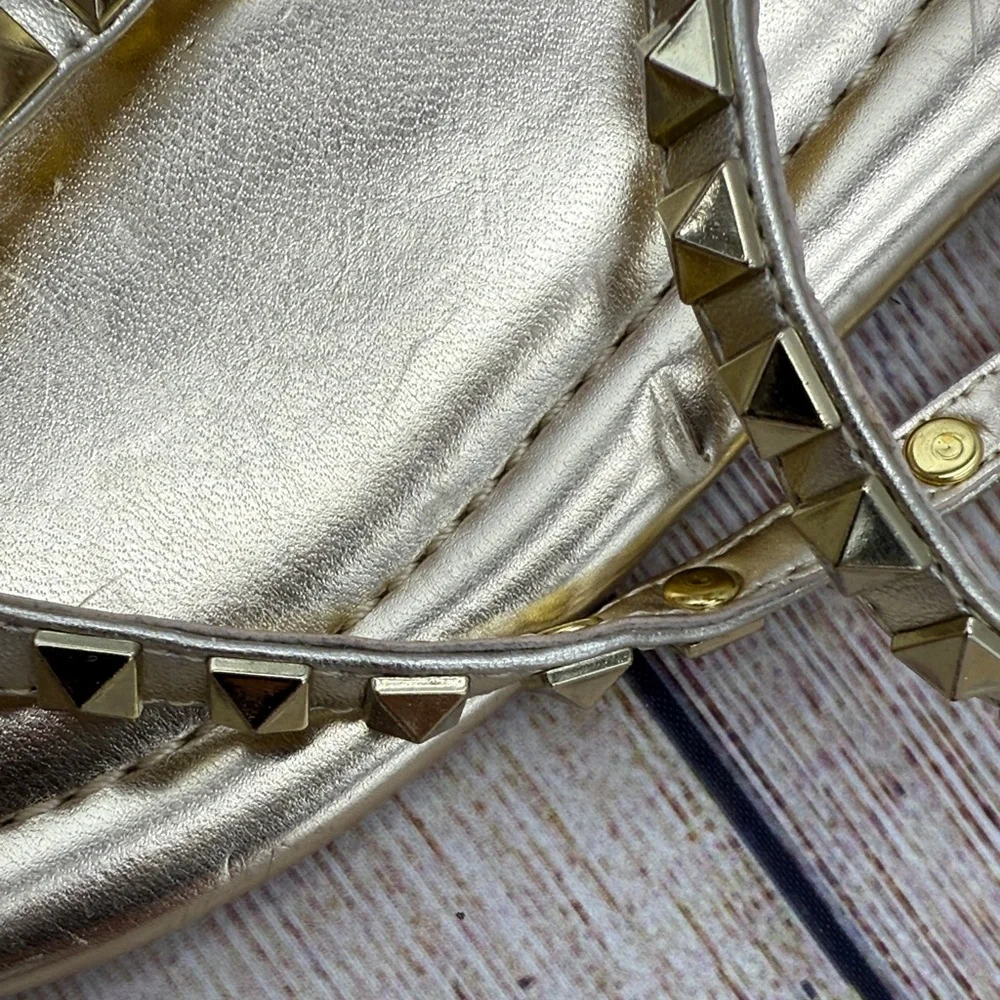 Marc Fisher Metallic Gold Sandals - Picture 7 of 7